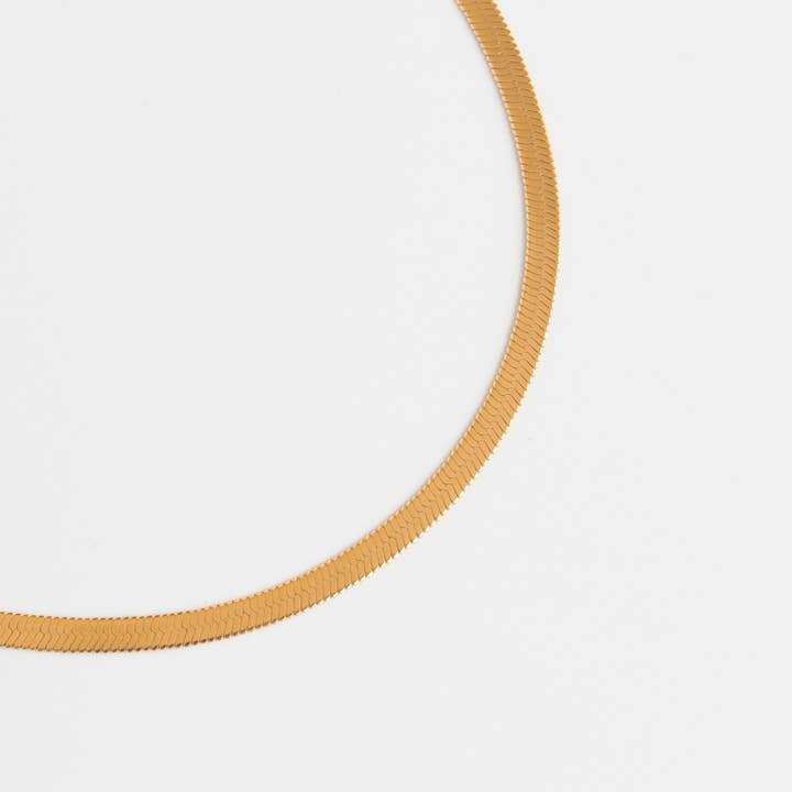 Gargantilla serpiente chapada en oro para venta al por mayor de Subalian Jewelry