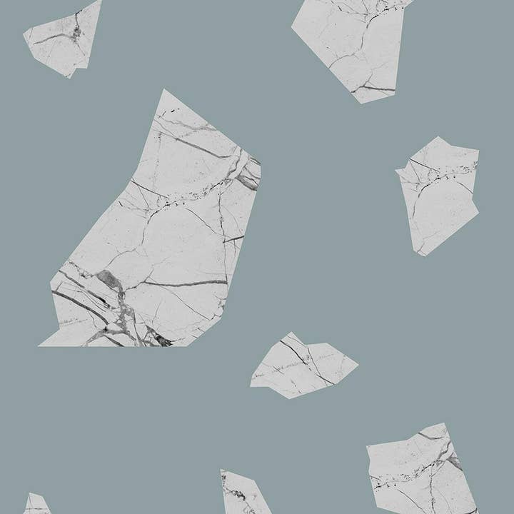 Marmor fragment Bakgrund - Grön & Grå för wholesale av Mineheart