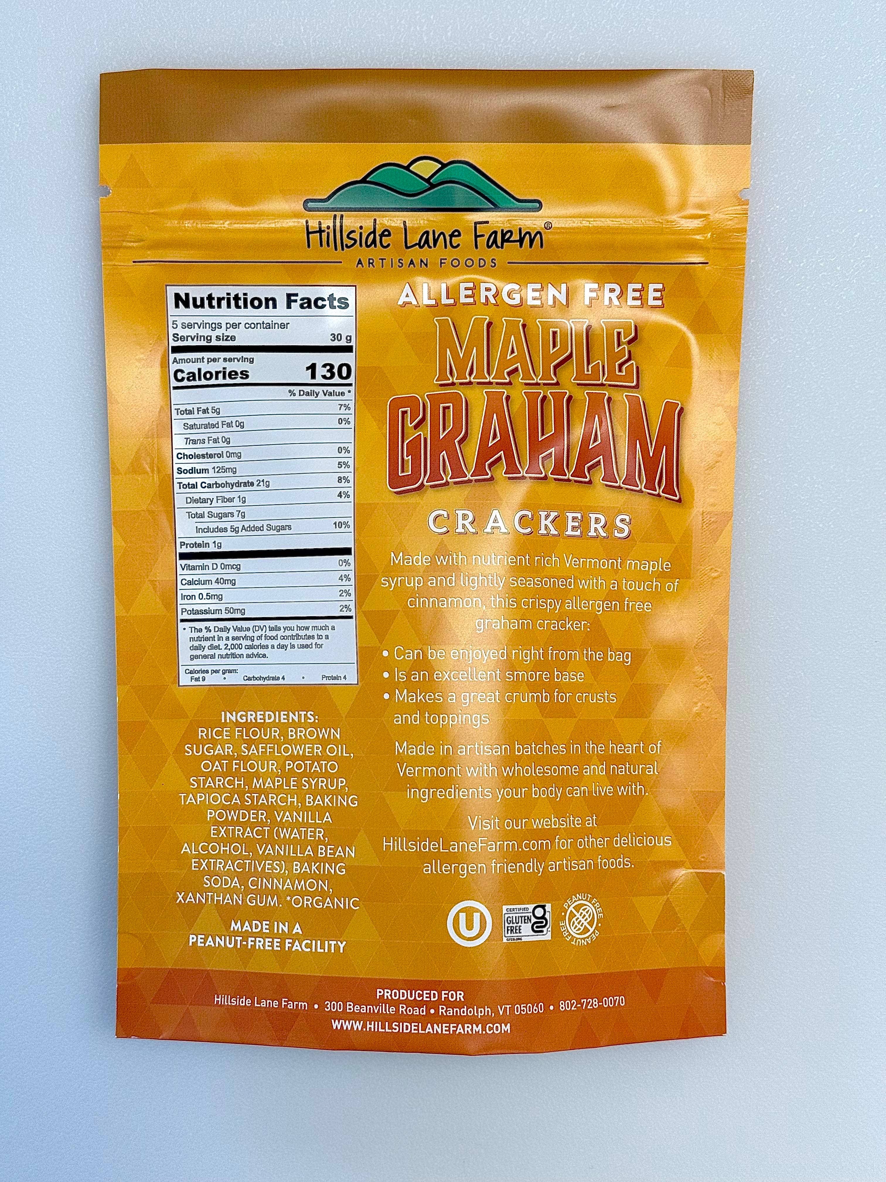 Hillside Lane Farm - Vente Biscuit salé - Craquelins Graham à l'érable2