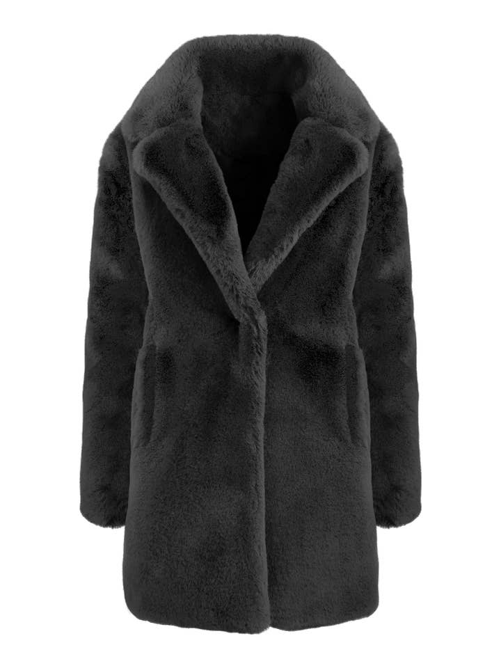 Hilary MacMillan - Vendita all'ingrosso Pelliccia/Pelliccia sintetica - Donna - Corto cappotto teddy in pelliccia sintetica1