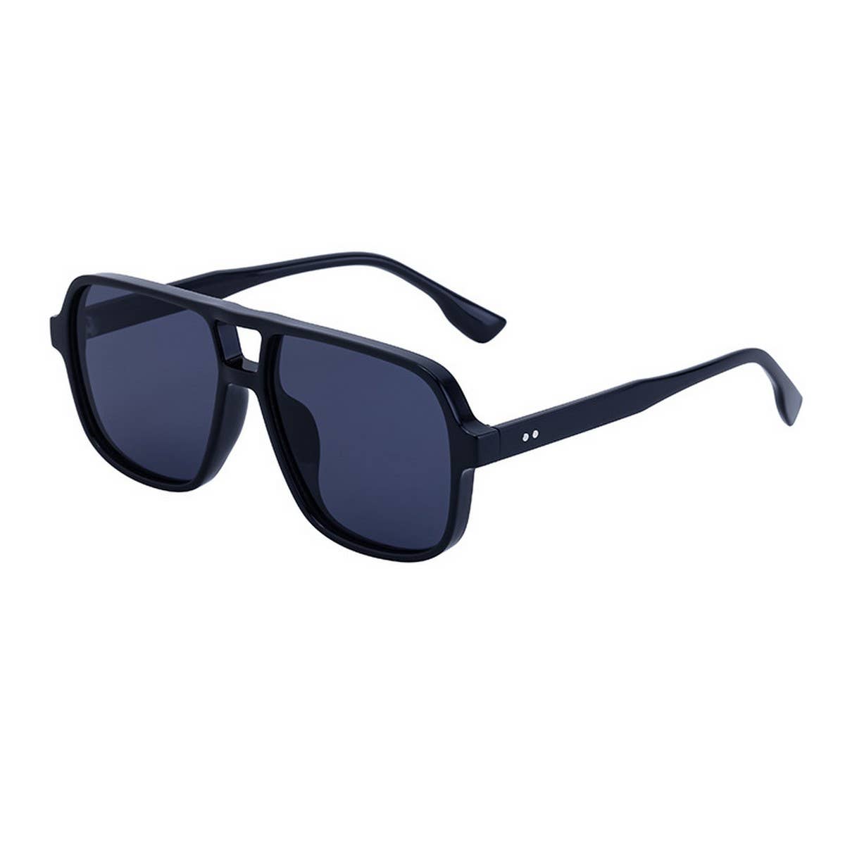 ACCITY - Wholesale Sunglasses - Unisex - DOUBLE BRIDGE LARGE FRAME DRIVING SUNGLASSES_CWASG06147