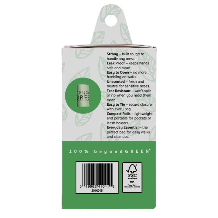 beyondGREEN biotech, Inc. - Wholesale Pet Poop Bag - Dog Waste Bags, 45-Count — Leash Dispenser Refill Rolls2