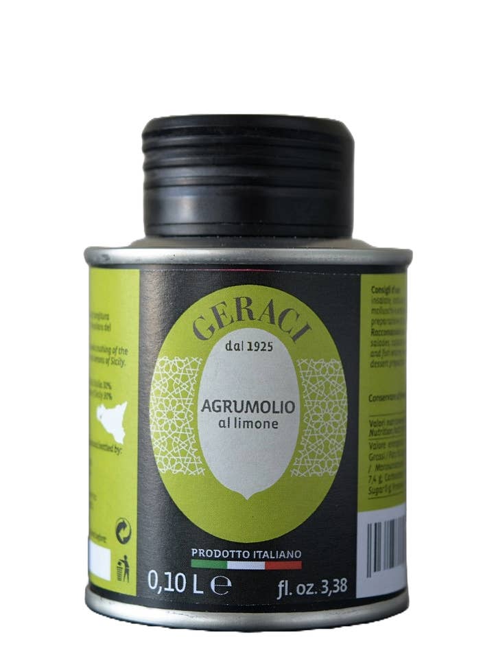 Lemon dressing based on extra virgin olive oil for wholesale by Olio Geraci