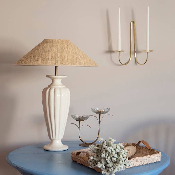 Mahe Homeware – Großhandel Kerzenhalter – Doppelter Teelichthalter aus Glas mit Blumenmotiv