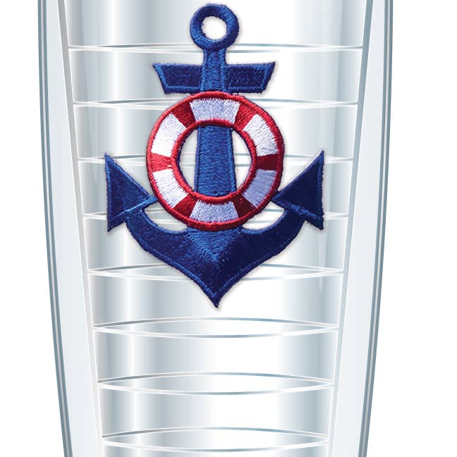 Blue Anchor Patch Tumbler for wholesale by FREEHEART