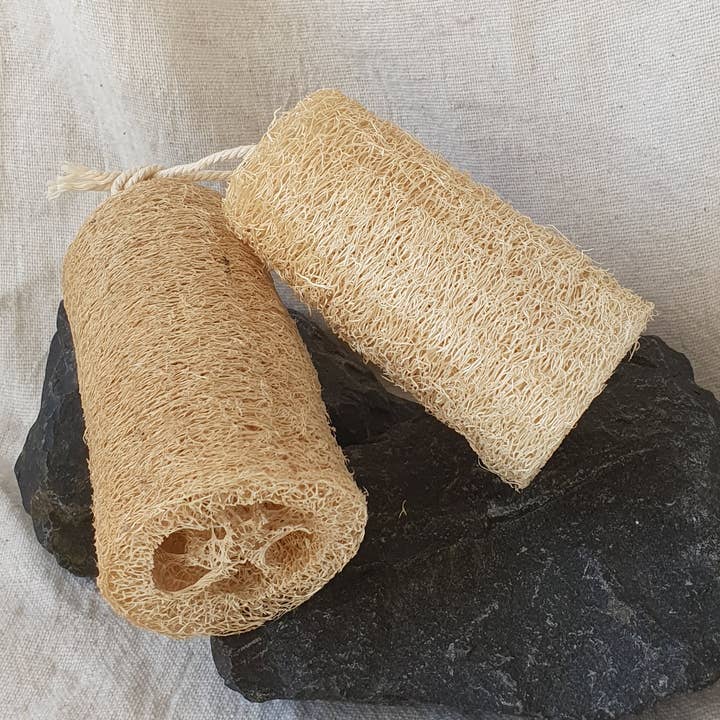 Natural Bath & Shower Exfoliating Loofah for wholesale by Petit Papillon