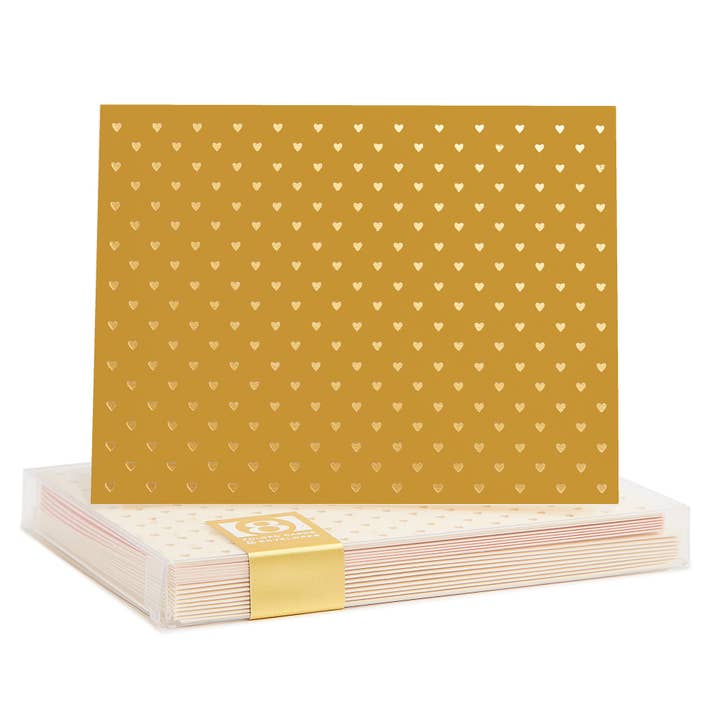 #3257 Gold Tiny Hearts on Gold for wholesale by Snow & Graham