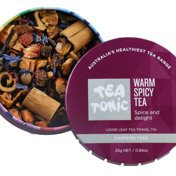 Lata de viagem de folha solta de chá picante quente por atacado de Tea Tonic