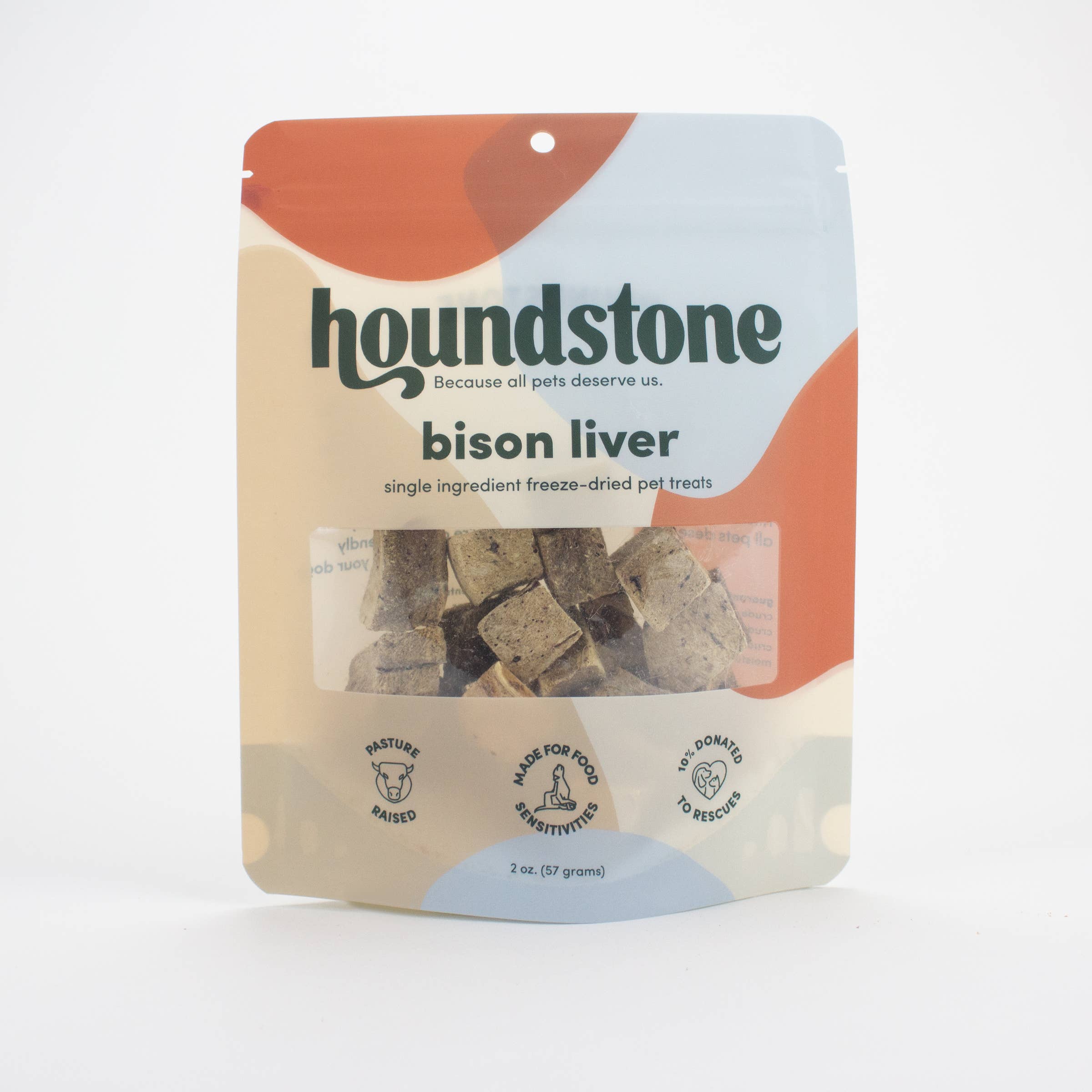 ADC Houndstone & Co. - Venta al por mayor Chuches - Perros - Hígado de Bisonte Liofilizado para Gatos y Perros (Caja de 12)1