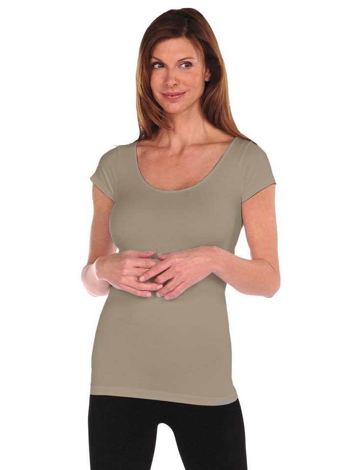 TINA Stephens Italy/Tees By Tina - Wholesale T-Shirt - Women's - Seamless Cap Sleeve (400CS)24