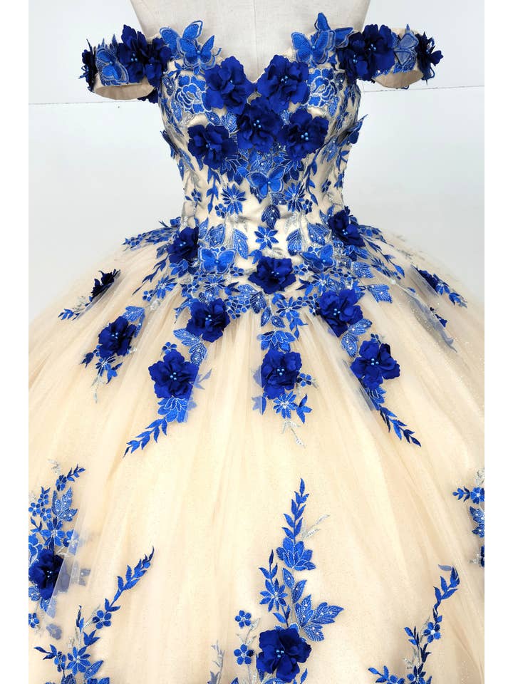 Chicas - Vendita all'ingrosso Vestito - Donna - Abito da Quinceañera Senza Spalline Nude CHF311111