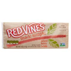 L&F Universal Goods - Wholesale Licorice - Red Vines Made Simple Mixed Berry Twist 12/4OZ0