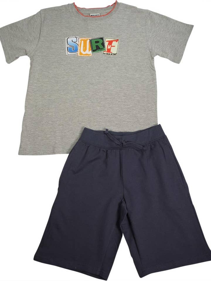 Eastern Off Price – Engroshandel Top- og shortssæt – til børn – Mish Mish småbørn & dreng bomuld kortærmet sæt12