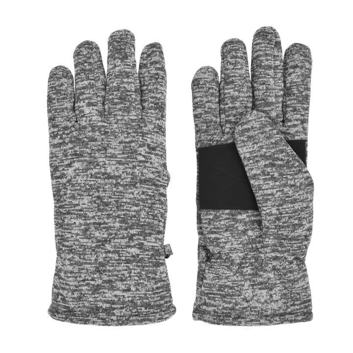 Grand Sierra - Wholesale Gloves - Women's - Ladies Melange Fleece Glove w. Thinsulate - 73102
