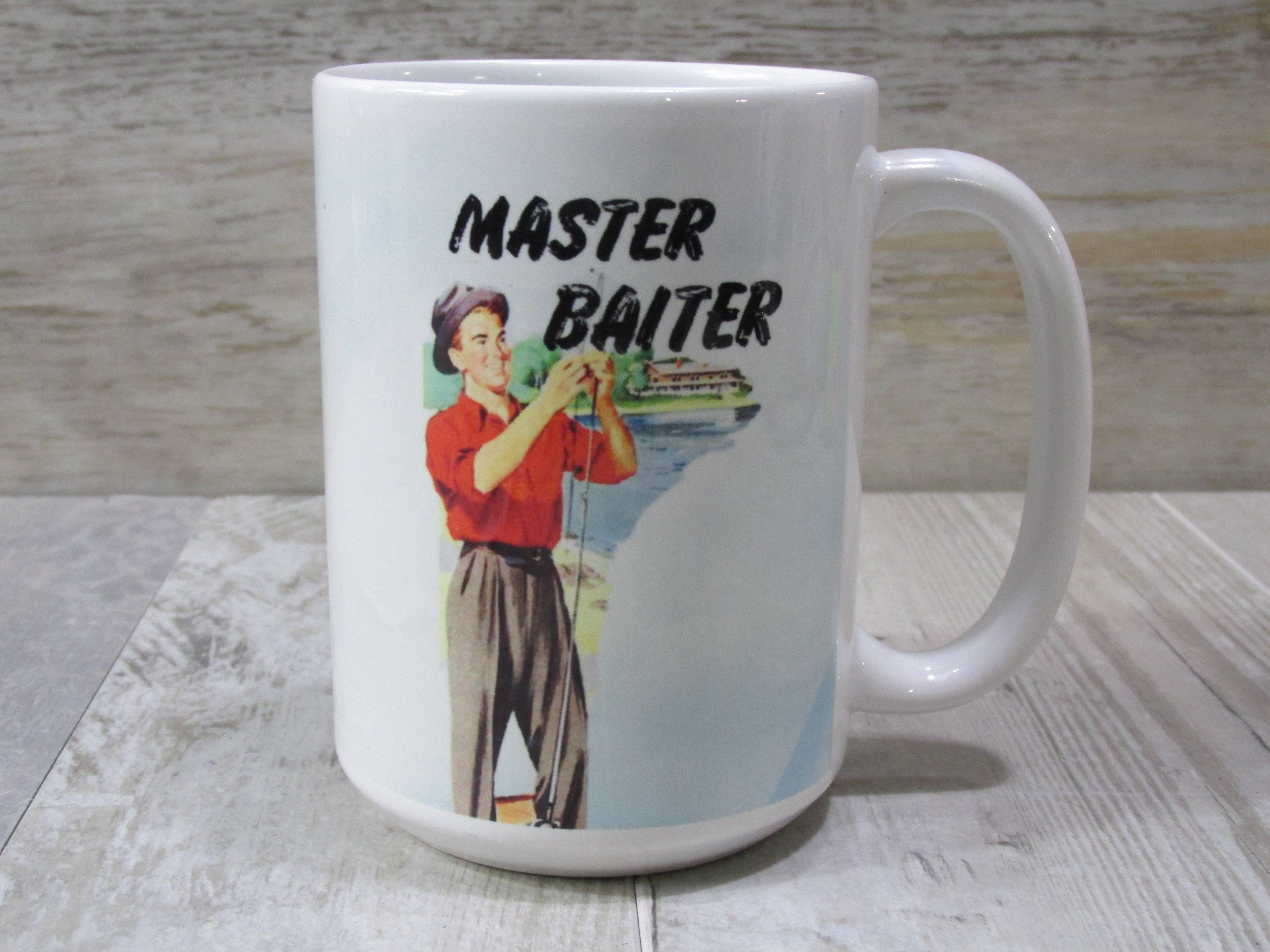 Raven Design - Wholesale Coffee Mug - Fishing Master Baiter //15oz  Ceramic Mug2