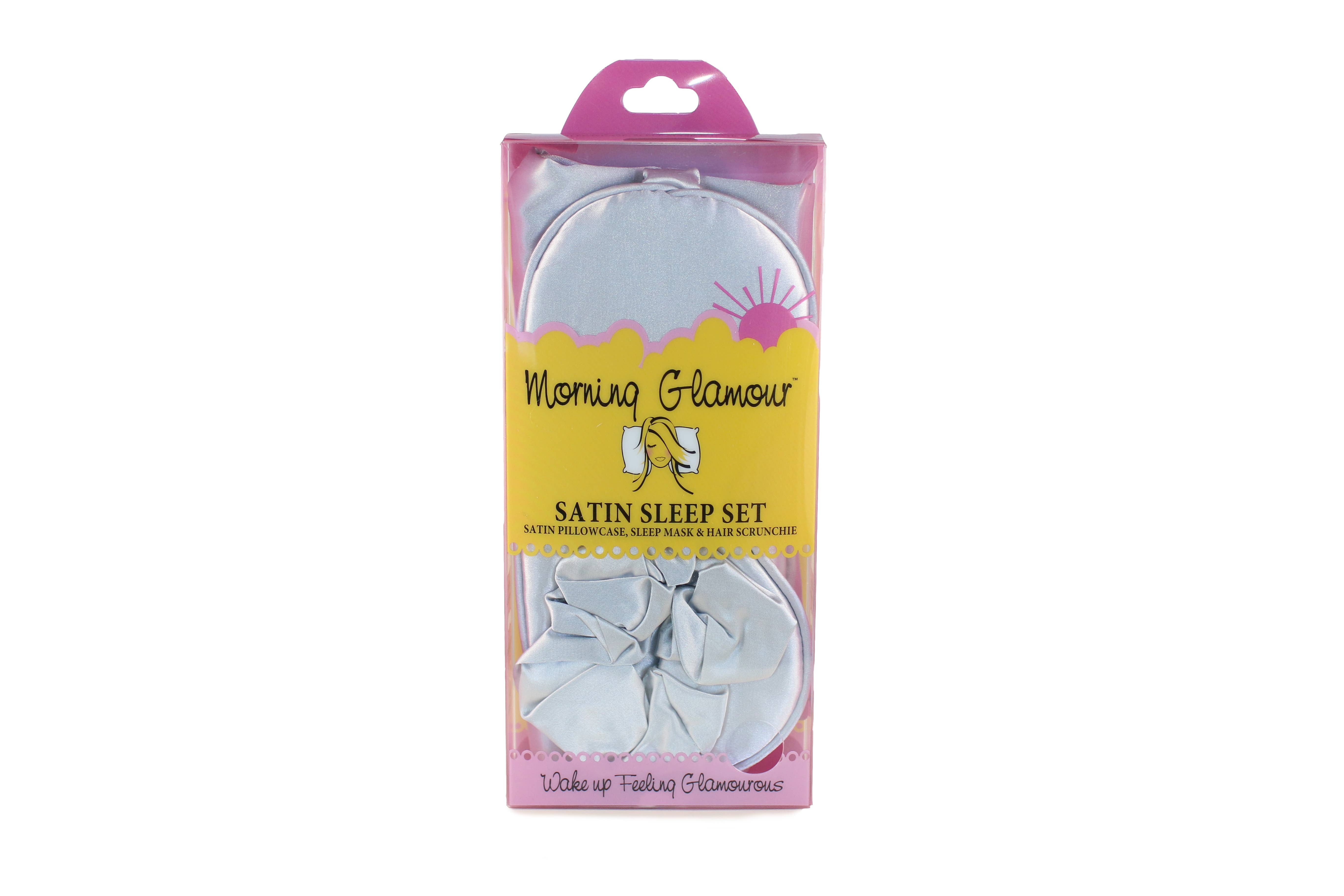 Morning Glamour - Vente Taies/housses d'oreiller - Set de sommeil satin 3-en-1 : taie d’oreiller, masque pour les yeux et chouchou11