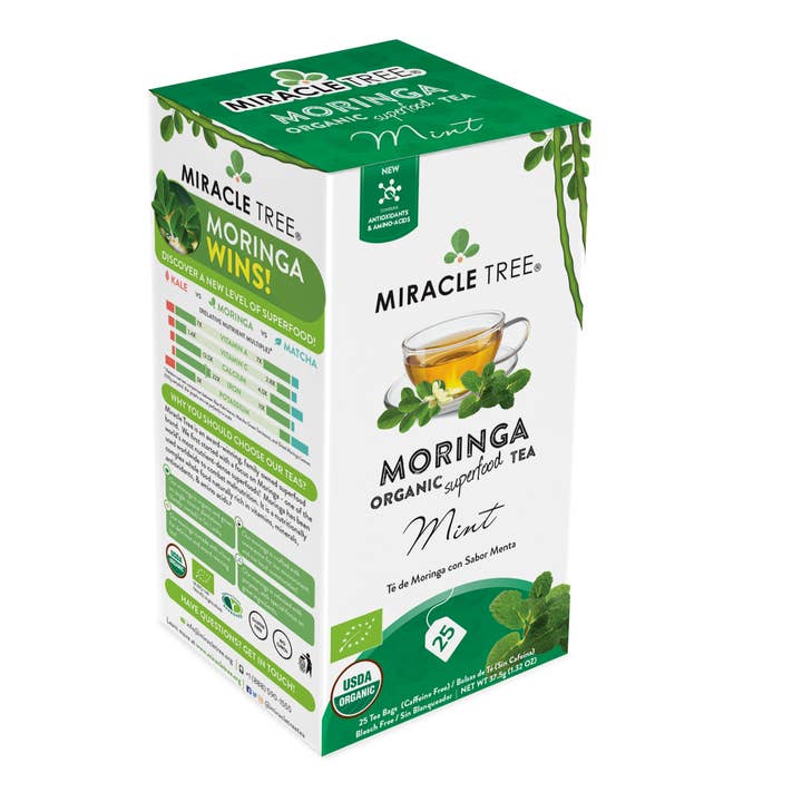 Miracle Tree - Wholesale Health/Detox Tea - Organic Moringa Tea: Mint2