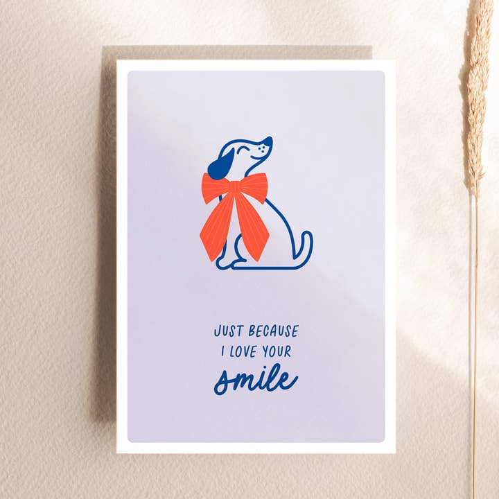 Carta SOLO PERCHÉ AMO IL TUO SORRISO per la vendita all'ingrosso da parte di TANTE TIA