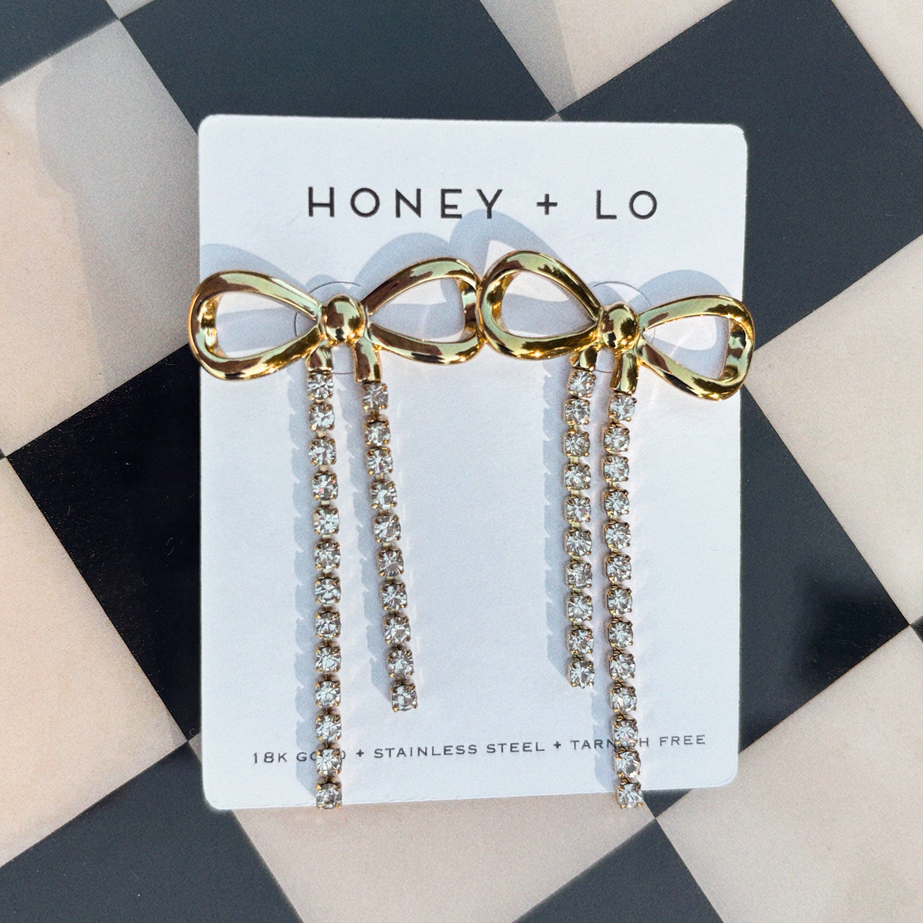 Kismet Showroom - Wholesale Dangle Earrings - Girlie Bow Dangle Earrings5