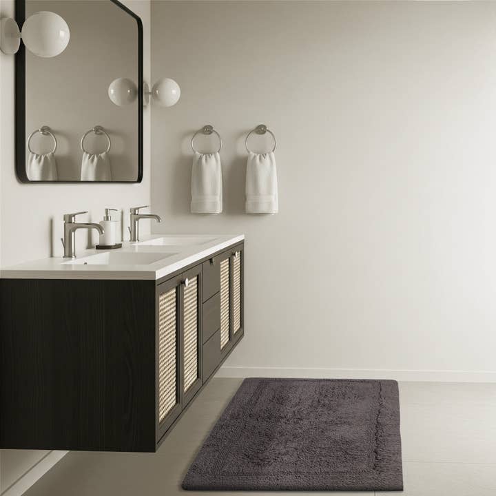 Delara - Vendita all'ingrosso Tappetini da bagno - Tappetino da bagno reversibile in cotone organico – 3000 GSM28