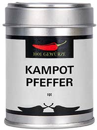 Kampot pepper, red for wholesale by 1001 Gewürze