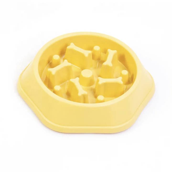 Slow Feeding Bowl - Yellow for wholesale on Faire1