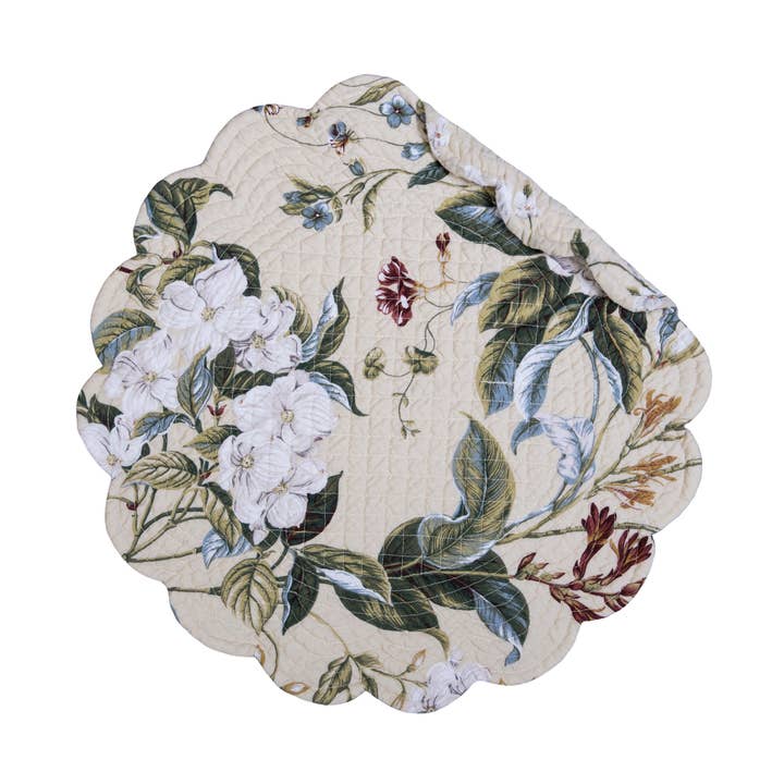 Garden Images Floral Round Placemat for wholesale by C&F Home