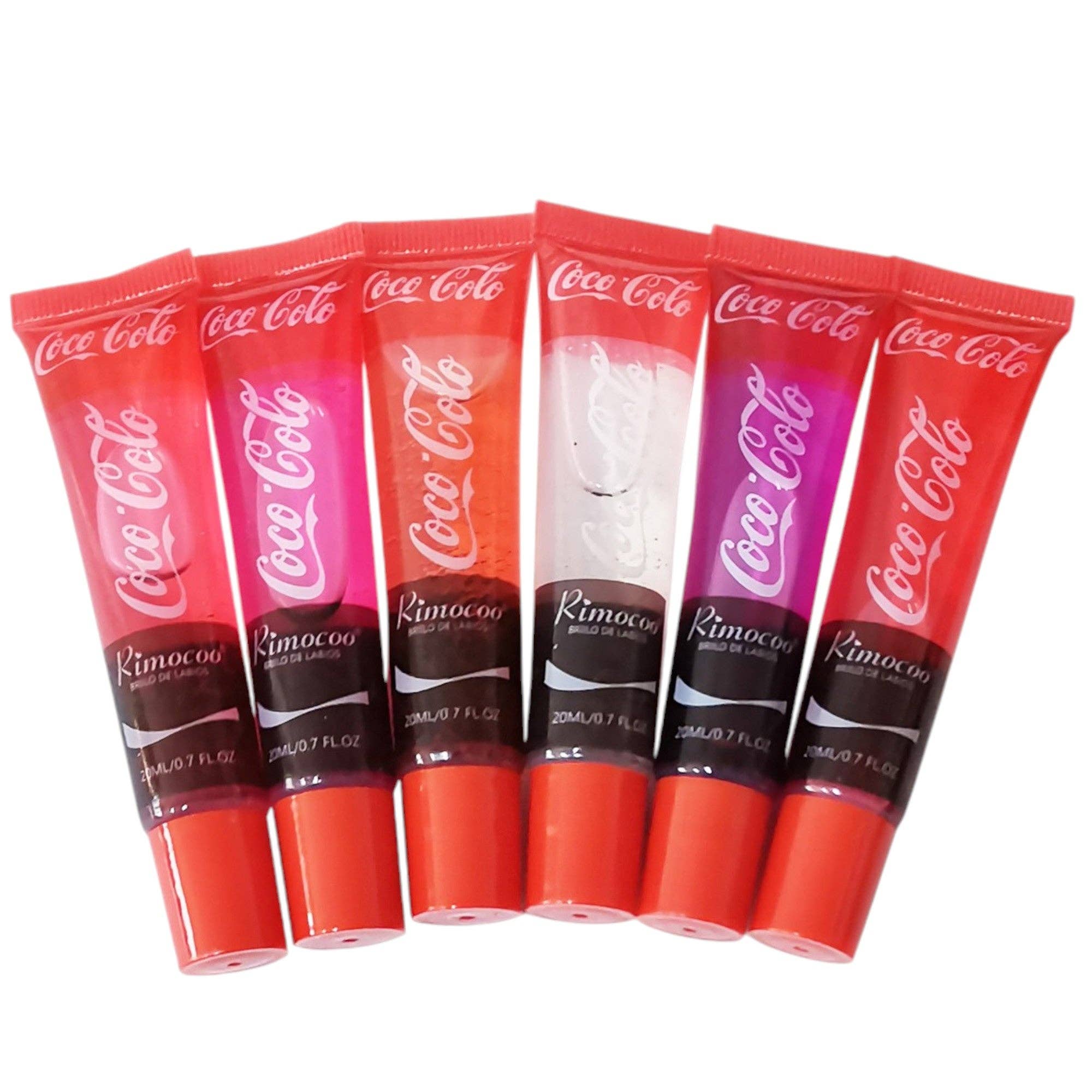 ASSORTED Funny Soda Lip Oil D2356 (24PC) for wholesale on Faire2