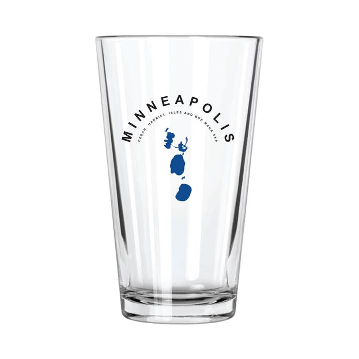Minneapolis : Verre à pinte de la ville des lacs pour la vente par Northern Goods