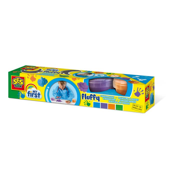 SES CREATIVE Children's My First Fluffy Washable Fingerpaint for wholesale by Meroncourt Europe Ltd