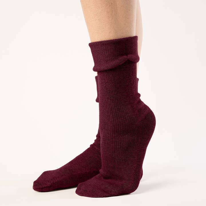 menique - Wholesale Socks - Women's - Women's Socks Knitted Merino Creamy Beige6