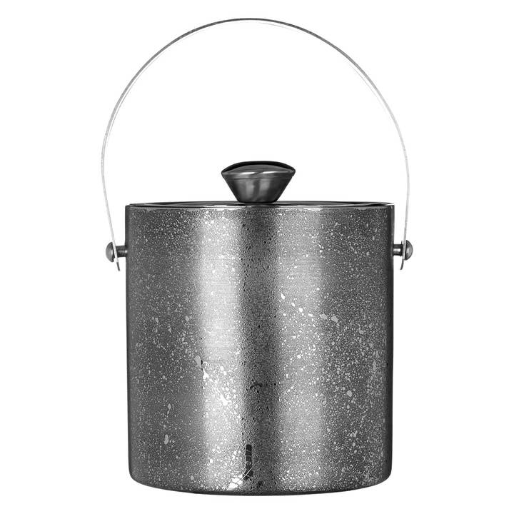 Interiors by Premier – wholesale Ice bucket – Glitter Effect Ice Bucket with Lid