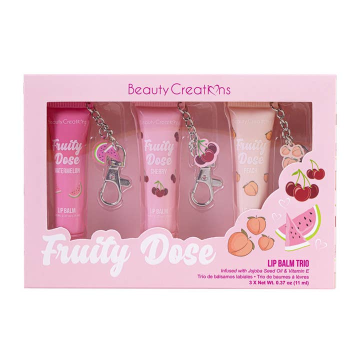 PINEAPPLE Beauty - Wholesale Lip Balm Set - Beauty Creations FDLB-SET Fruity Dose Lip Balm Trio - 6 0
