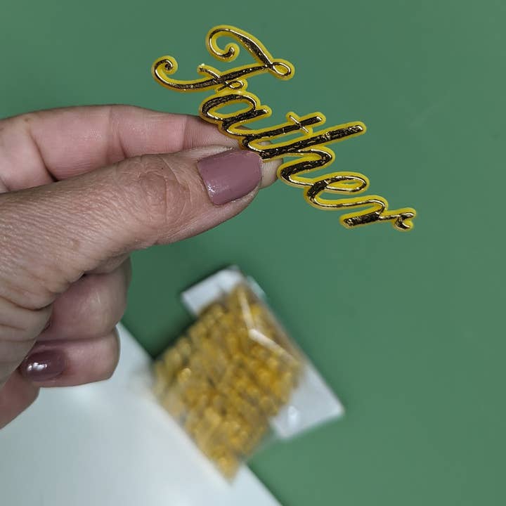 vintagegoodies - Wholesale Cake/Cupcake Topper - Father cake topper1