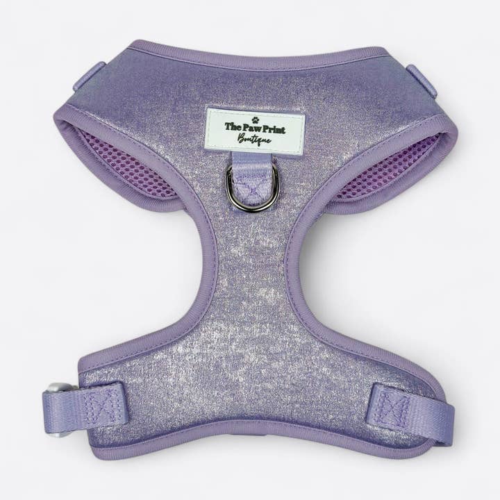 The Paw Print Boutique - Wholesale Pet Harness - Dog - The Lavish Lilac Adjustable Harness