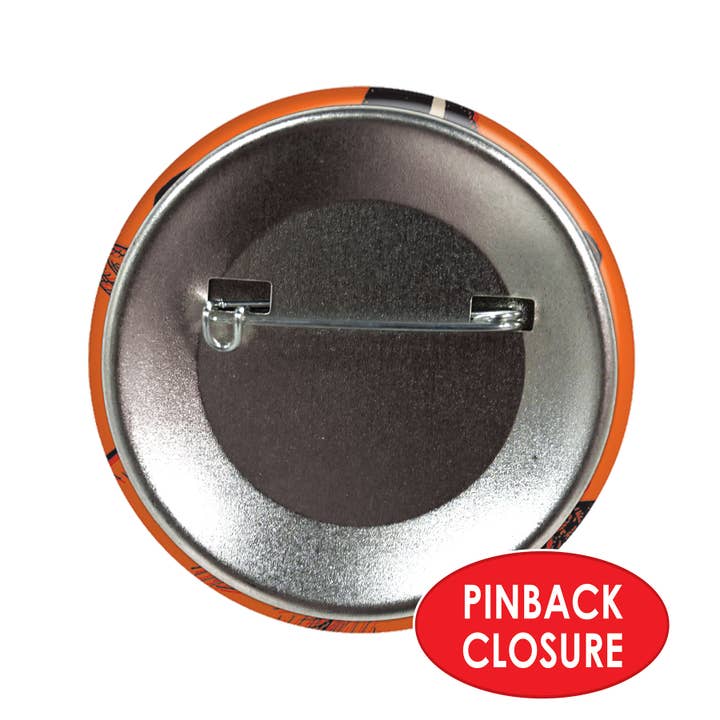 Beistle - Wholesale Lapel Pin/Button - Vintage Halloween Classic Witch 2" Button3