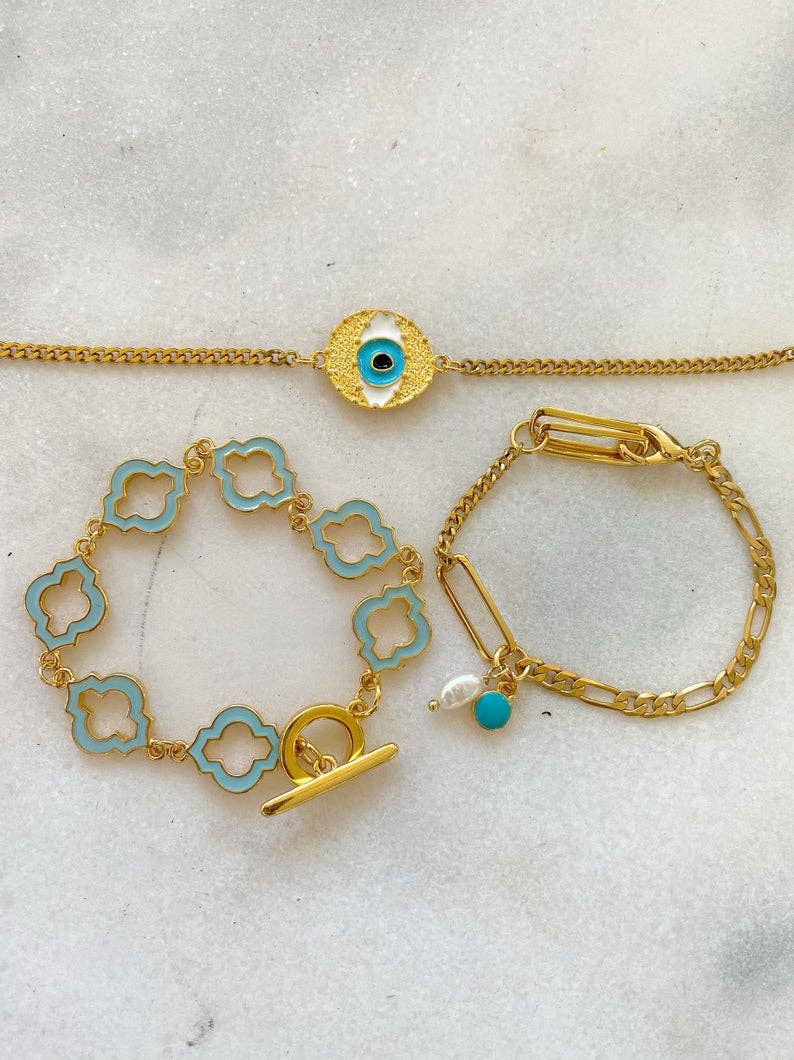 Christina Christi - Wholesale Jewelry Set - Gold Stacking Bracelets5