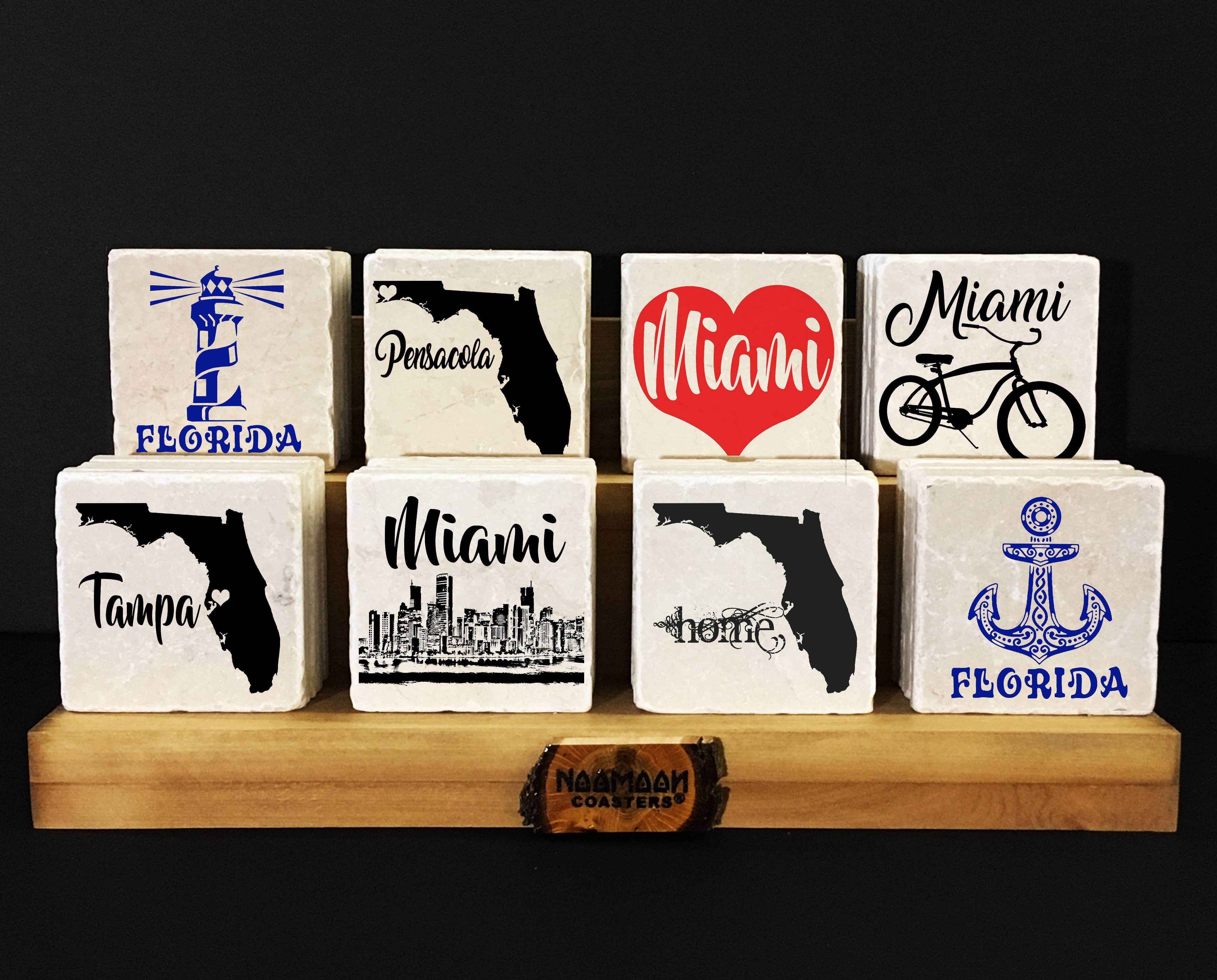 Noomoon - Wholesale Retailer Display - Home & Living - 8 Design Wooden Coaster Display14