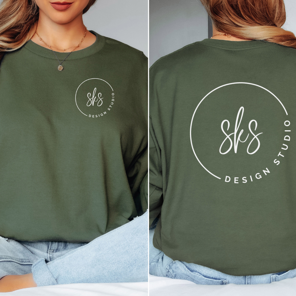 SKS Design Studio - Wholesale Screen Printed T-Shirt - Women's - CUSTOM LOGO | Unisex Long Sleeve Shirt [GILDAN]6