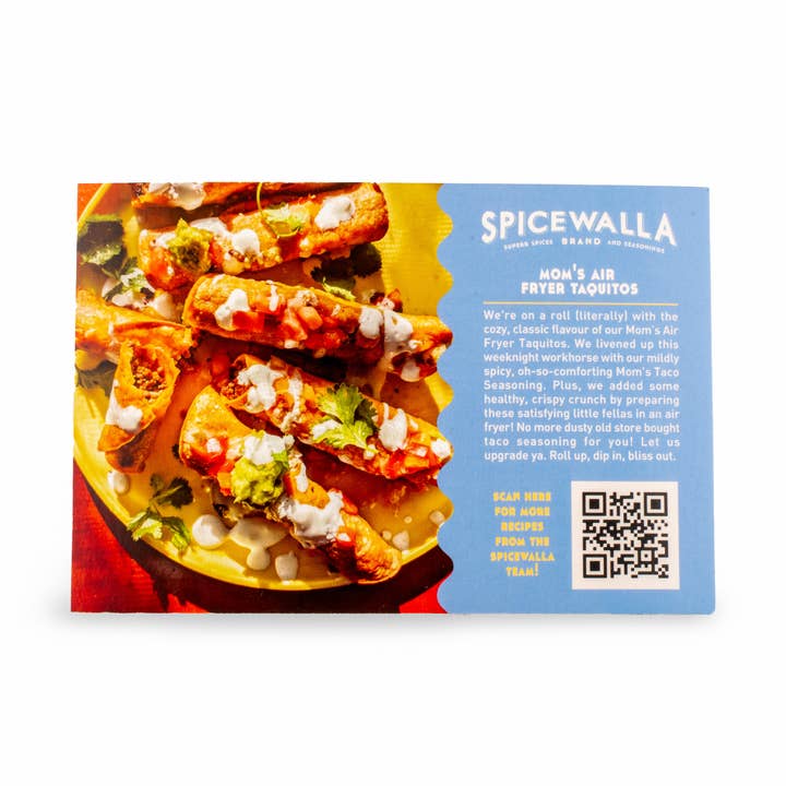 Taquitos con friggitrice ad aria Spicewalla - Scheda delle ricette per la vendita all'ingrosso da parte di Spicewalla