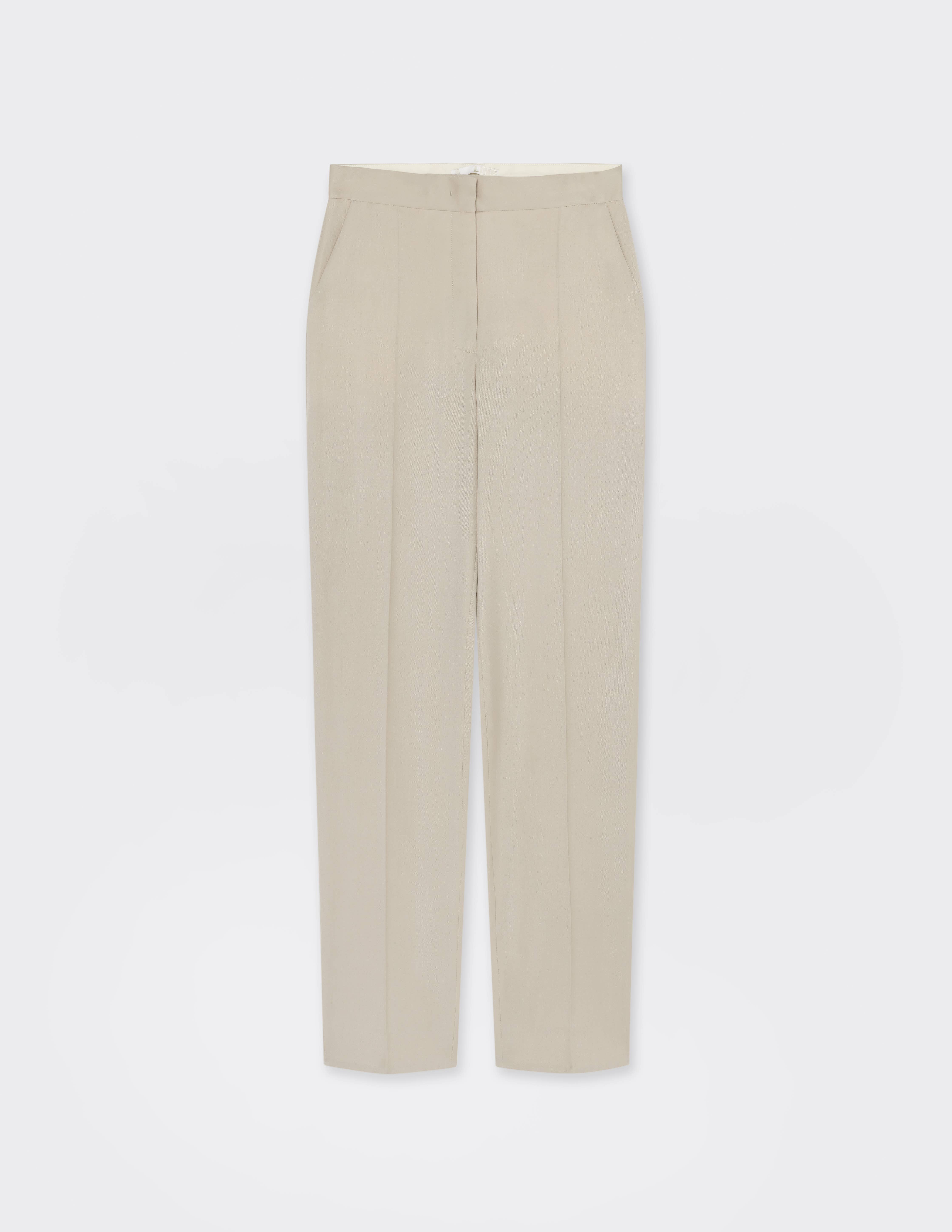 A  LINE - Wholesale Pants - Women's - Creased straight-leg wool trousers2