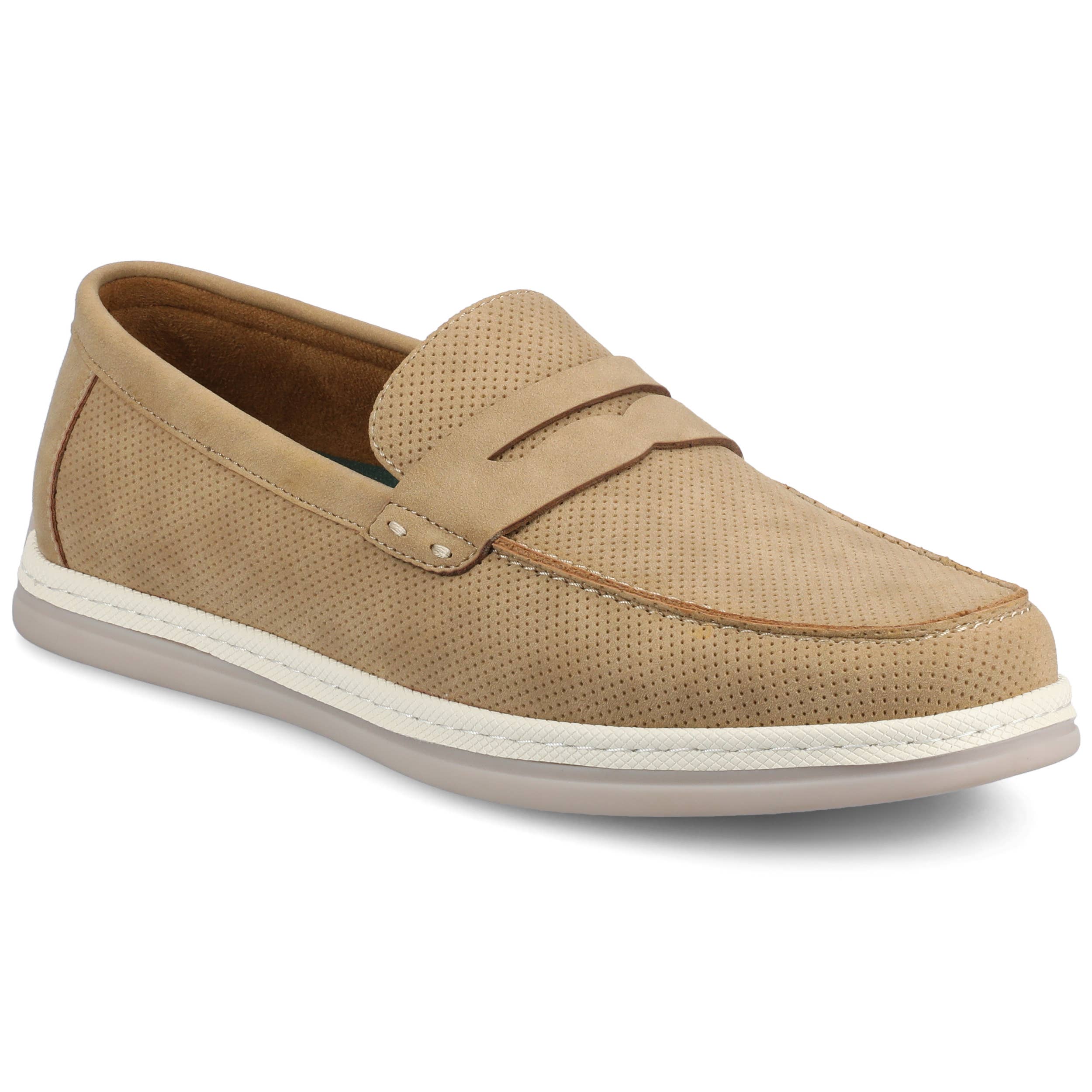 VANCE - Wholesale Loafers - Men's - Vance Brantley Casual Slip-on Perforated Penny Loafer9
