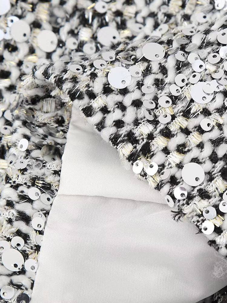 SILVER Sequin Embellished Jacket for wholesale on Faire2