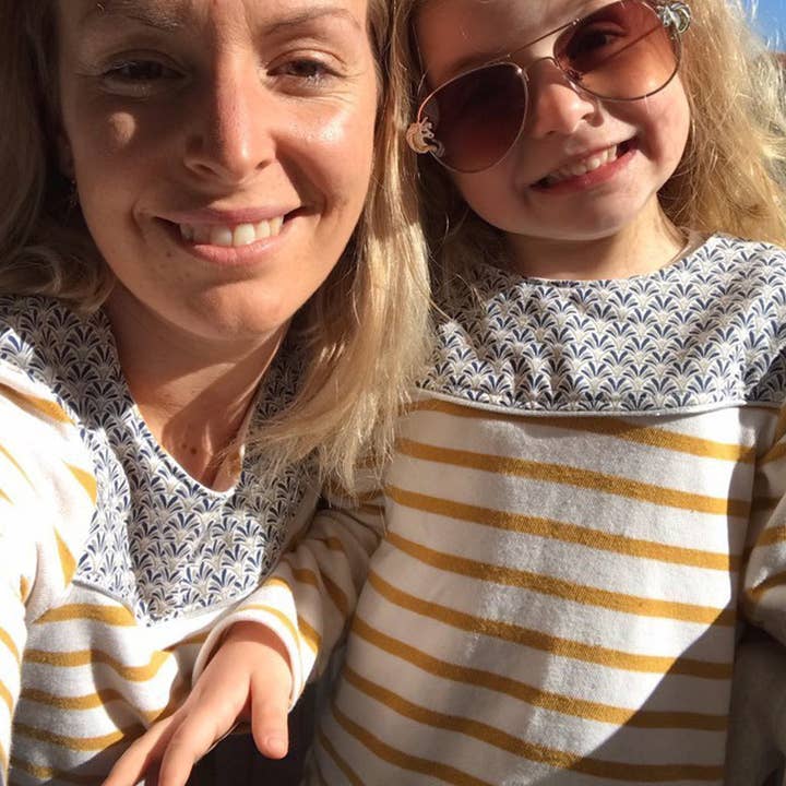 Super Bison - Wholesale T-Shirt - Kids - Child pattern Sophie blouse from 2 years to 12 years2