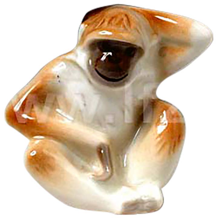 Scratching Monkey Figurine for wholesale by Golden Cockerel
