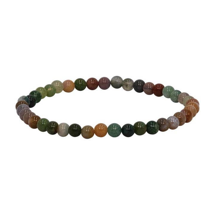 My Fun Colors - Wholesale Beaded Bracelet - Mini Gemstone 4mm Beaded Stretch Bracelets | 43 Colors!