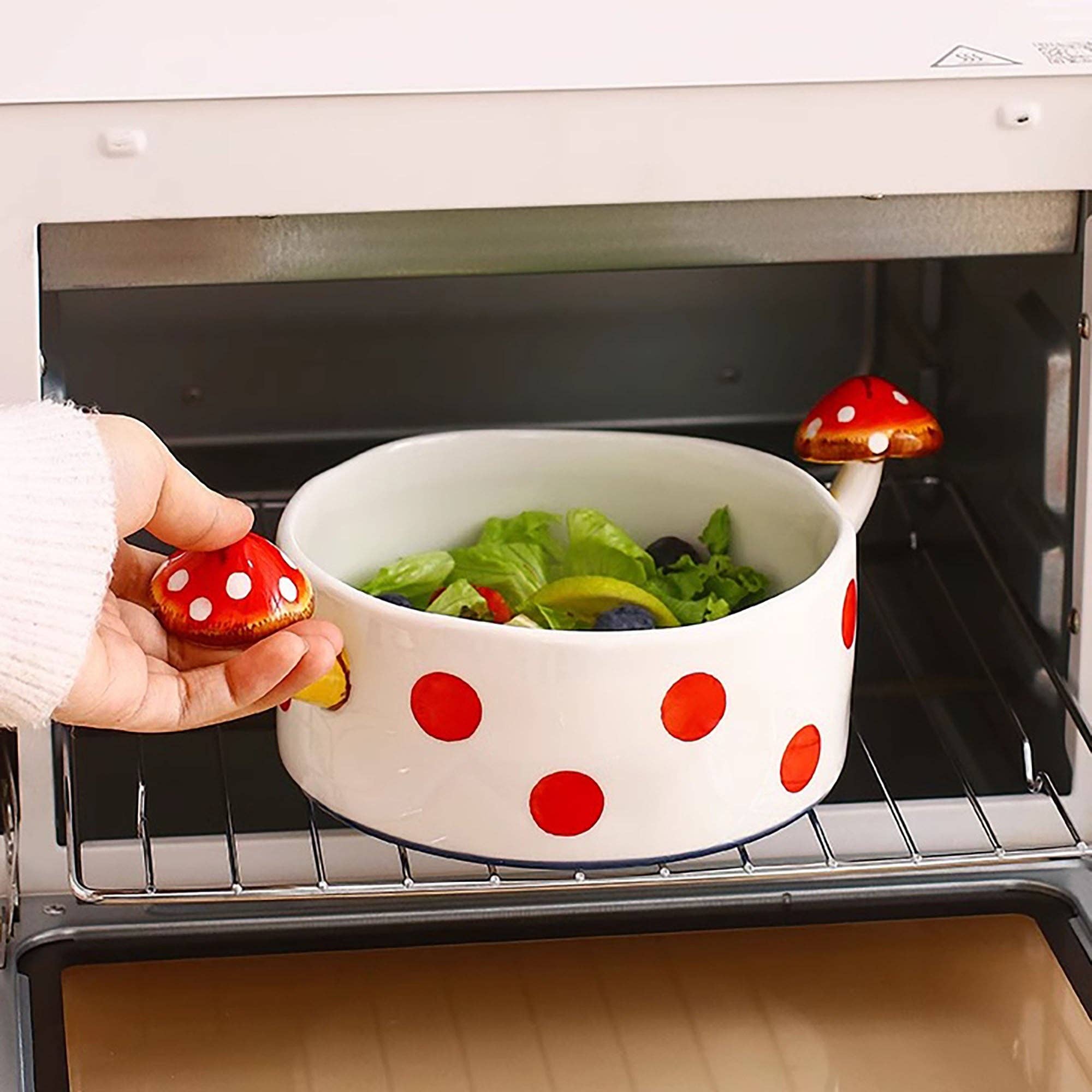 MinoCraft - Vendita all'ingrosso Teiere - Teiera in ceramica con motivo a fungo fatato6