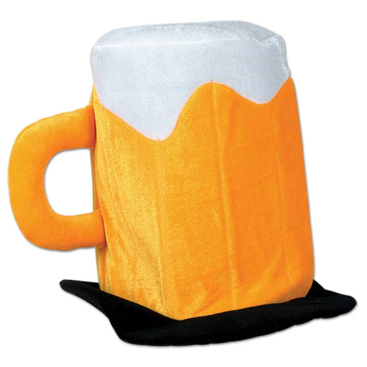 Beistle - Vente Chapeaux/couronnes de fête - Chapeau Chope de Bière en Peluche, T.U.