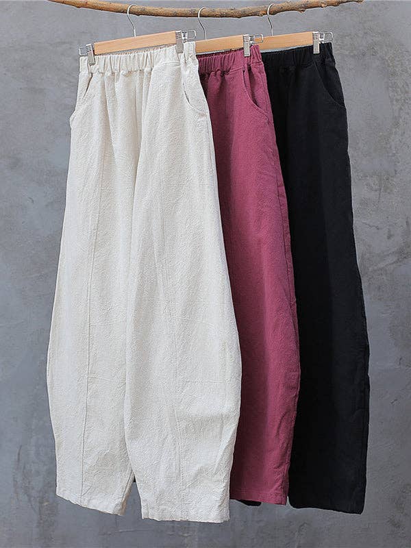 UZ Wholesale Store - Wholesale Pants - Women's - Simple High Waisted Solid Color Wide Leg Pants22