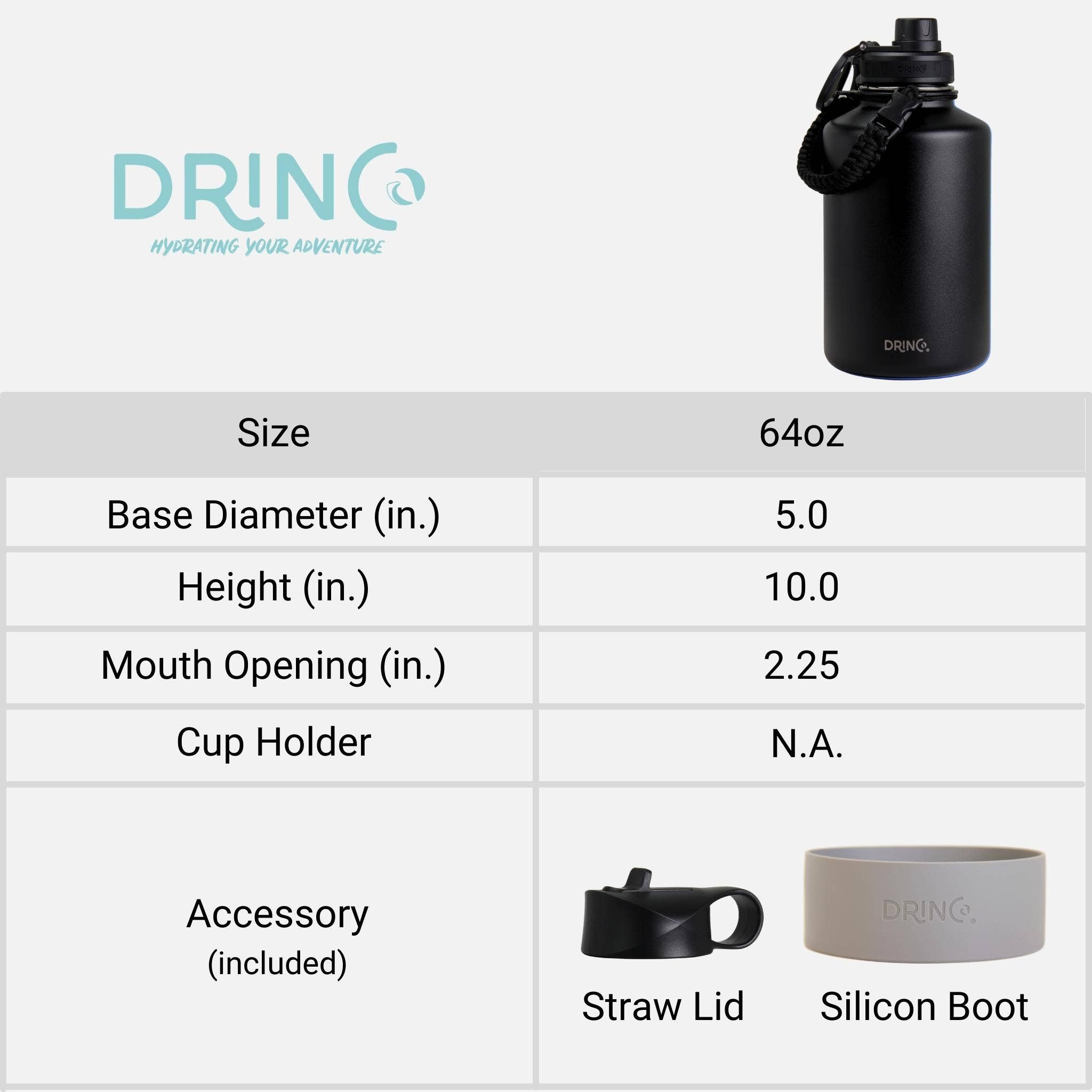 Drinco - Wholesale Water Bottle - DRINCO®14,18,22,32,40 Stainless Steel Insulated Water Bottle19